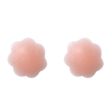 Load image into Gallery viewer, 1Pair Cool Reusable Self-Adhesive Silicone Breast Nipple Cover Bra Pasties Pad Natural Color One Size Nipple Stickers lingerie